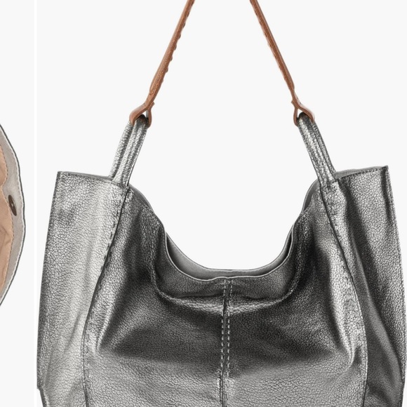 The Sak Silver and Brown Shoulder Bag with Relaxed Shape - Picture 4 of 5